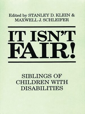 cover image of It Isn't Fair!